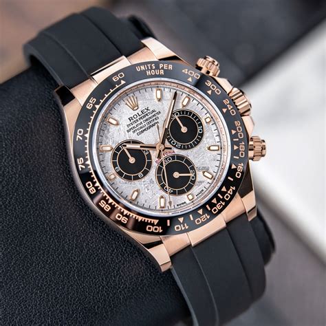 daytona rose gold meteorite|Rolex Daytona Rose gold .